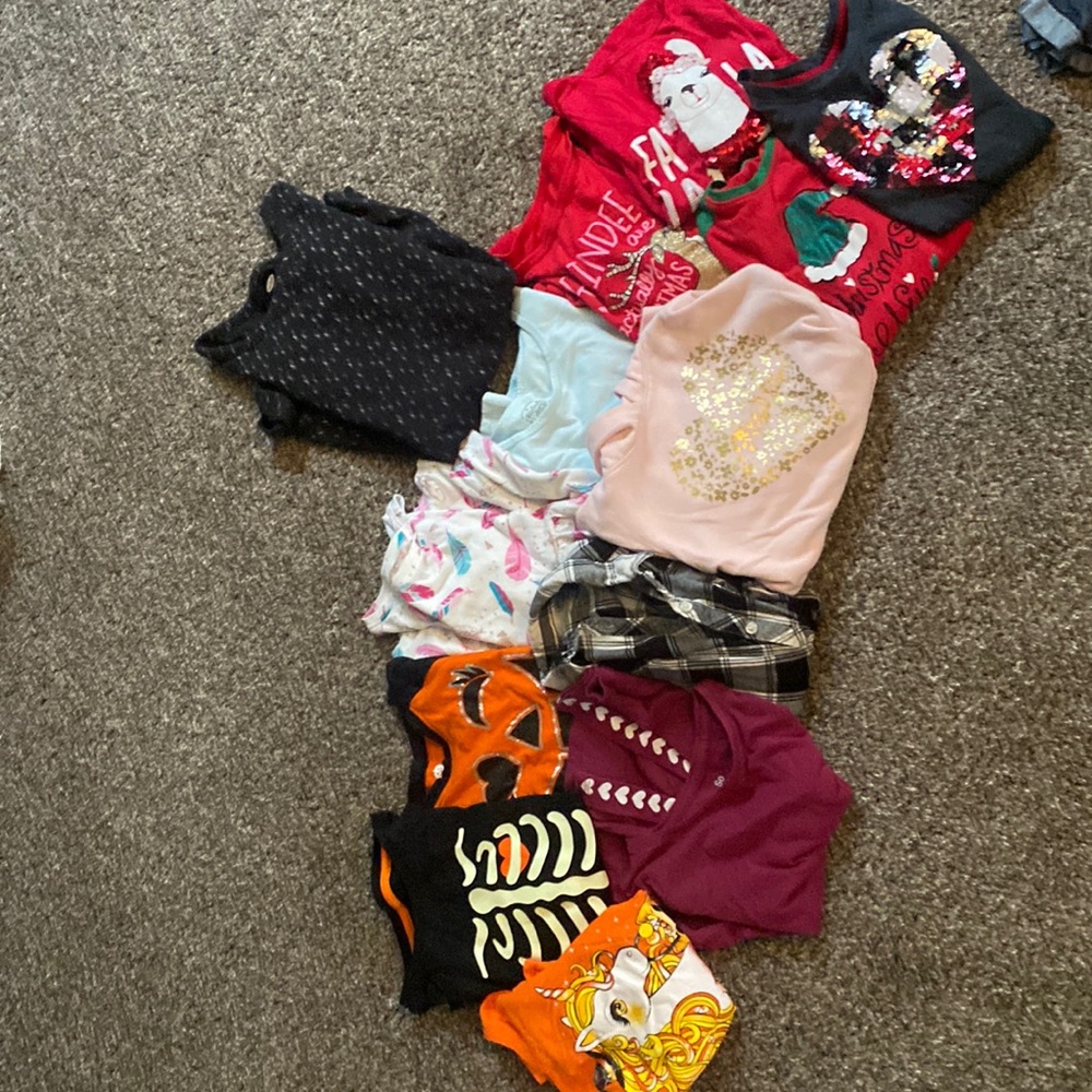 Size 6/6x girls long sleeve lot